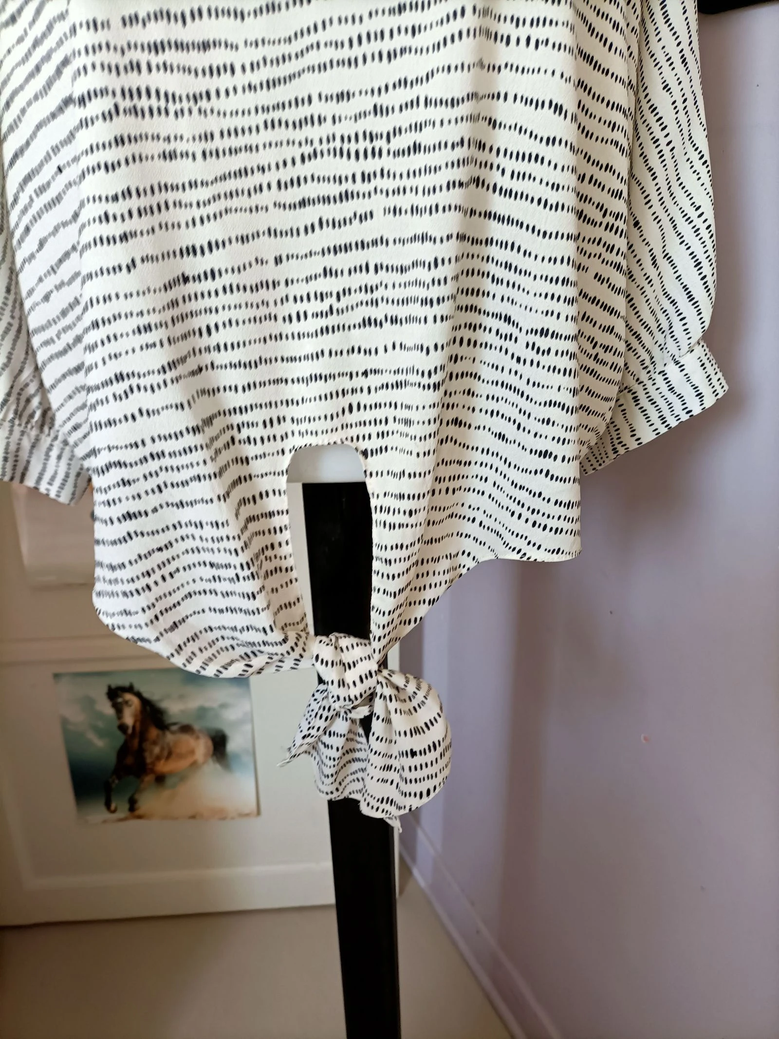Graphic Printed Blouse / Dots Primark – Size 42 – photo 3